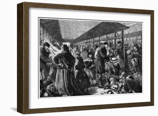 The Old Clothes Exchange, Phil's Building, Houndsditch, London, 1882-Charles Joseph Staniland-Framed Giclee Print
