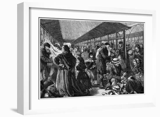 The Old Clothes Exchange, Phil's Building, Houndsditch, London, 1882-Charles Joseph Staniland-Framed Giclee Print