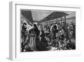 The Old Clothes Exchange, Phil's Building, Houndsditch, London, 1882-Charles Joseph Staniland-Framed Giclee Print