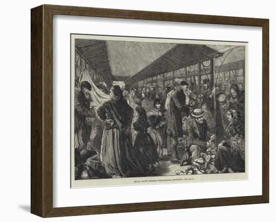 The Old Clothes Exchange, Phil's-Buildings, Houndsditch-Charles Joseph Staniland-Framed Giclee Print