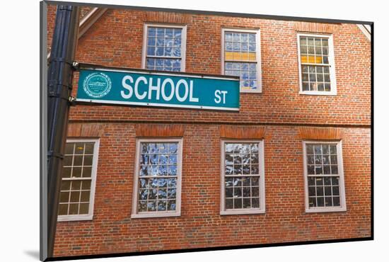 The Old Corner Bookstore, Freedom Trail, Boston, Massachusetts, USA-Russ Bishop-Mounted Photographic Print