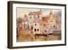 The Old Cottages at Eton-Myles Birket Foster-Framed Giclee Print