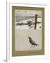 The Old Country Mansion - a Crow With a Large Country House in the Snow-Cecil Aldin-Framed Giclee Print