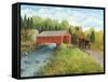 The Old Country Road-Kevin Dodds-Framed Stretched Canvas