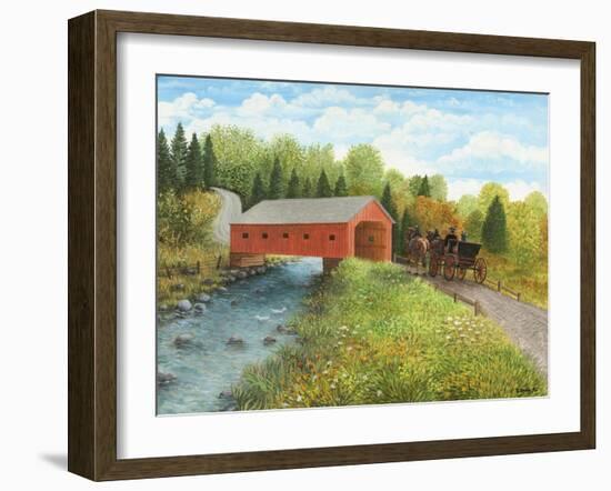 The Old Country Road-Kevin Dodds-Framed Giclee Print