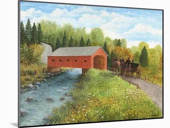 The Old Country Road-Kevin Dodds-Mounted Giclee Print