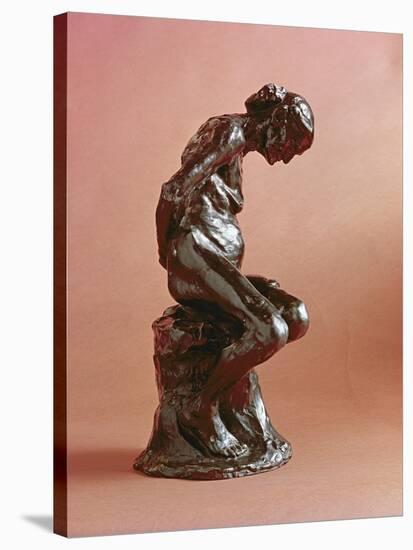 The Old Courtesan, 1885 (Bronze)-Auguste Rodin-Stretched Canvas