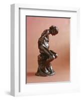 The Old Courtesan, 1885 (Bronze)-Auguste Rodin-Framed Giclee Print