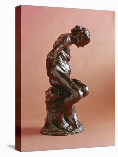 The Old Courtesan, 1885 (Bronze)-Auguste Rodin-Stretched Canvas