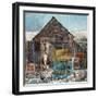 The Old Cow Barn-Alex Williams-Framed Giclee Print