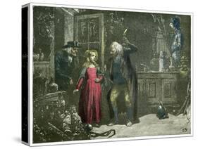 The Old Curiosity Shop by Charles Dickens-Frederick Barnard-Stretched Canvas