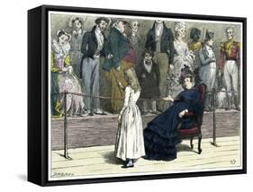 The Old Curiosity Shop by Charles Dickens-Frederick Barnard-Framed Stretched Canvas