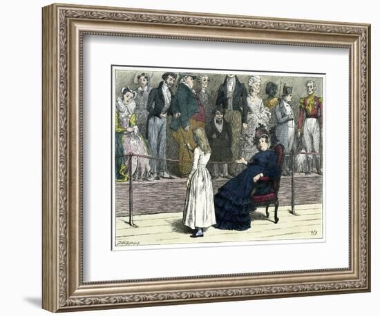 The Old Curiosity Shop by Charles Dickens-Frederick Barnard-Framed Giclee Print