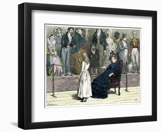 The Old Curiosity Shop by Charles Dickens-Frederick Barnard-Framed Giclee Print