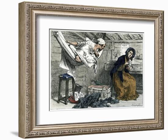 The Old Curiosity Shop by Charles Dickens-Frederick Barnard-Framed Giclee Print