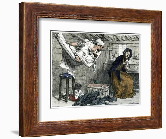 The Old Curiosity Shop by Charles Dickens-Frederick Barnard-Framed Giclee Print