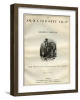 The Old Curiosity Shop by Charles Dickens-Charles Green-Framed Giclee Print