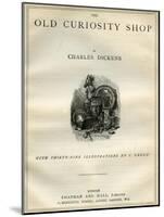 The Old Curiosity Shop by Charles Dickens-Charles Green-Mounted Giclee Print