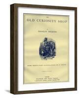 The Old Curiosity Shop by Charles Dickens-Charles Green-Framed Giclee Print