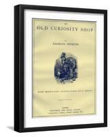 The Old Curiosity Shop by Charles Dickens-Charles Green-Framed Giclee Print