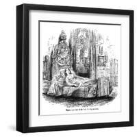 The Old Curiosity Shop, Death of Little Nell-Hablot Browne-Framed Art Print