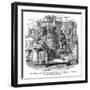 The Old Curiosity Shop, Nell and Grandfather in the Shop-Hablot Browne-Framed Art Print