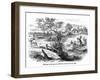 The Old Curiosity Shop, Nell and Rough Boat Men-Hablot Browne-Framed Art Print