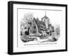 The Old Curiosity Shop, Nell in the Churchyard-Hablot Browne-Framed Art Print