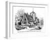 The Old Curiosity Shop, Nell in the Churchyard-Hablot Browne-Framed Art Print