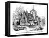 The Old Curiosity Shop, Nell in the Churchyard-Hablot Browne-Framed Stretched Canvas