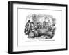 The Old Curiosity Shop, Quilp and the Ladies-Hablot Browne-Framed Giclee Print