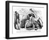 The Old Curiosity Shop, Quilp Mocks the Figurehead-Hablot Browne-Framed Art Print