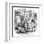 The Old Curiosity Shop, the Punch and Judy People-Hablot Browne-Framed Art Print