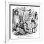 The Old Curiosity Shop, the Punch and Judy People-Hablot Browne-Framed Art Print