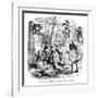 The Old Curiosity Shop, the Punch and Judy People-Hablot Browne-Framed Art Print