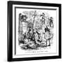 The Old Curiosity Shop, the Punch and Judy People-Hablot Browne-Framed Art Print