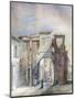 The Old Customs House at San Biagio-Giotto di Bondone-Mounted Giclee Print