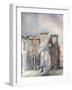 The Old Customs House at San Biagio-Giotto di Bondone-Framed Giclee Print