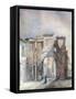 The Old Customs House at San Biagio-Giotto di Bondone-Framed Stretched Canvas