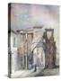 The Old Customs House at San Biagio-Giotto di Bondone-Stretched Canvas