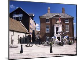 The Old Customs House, Now a Pavement Cafe, Poole, Dorset, England, United Kingdom-Ruth Tomlinson-Mounted Photographic Print