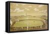 The Old Days of Merry Cricket Club Matches' at the Hyde Park Ground Sydney Australia-T.h. Lewis-Framed Stretched Canvas