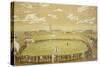 The Old Days of Merry Cricket Club Matches' at the Hyde Park Ground Sydney Australia-T.h. Lewis-Stretched Canvas