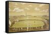 The Old Days of Merry Cricket Club Matches' at the Hyde Park Ground Sydney Australia-T.h. Lewis-Framed Stretched Canvas