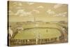 The Old Days of Merry Cricket Club Matches' at the Hyde Park Ground Sydney Australia-T.h. Lewis-Stretched Canvas