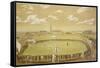 The Old Days of Merry Cricket Club Matches' at the Hyde Park Ground Sydney Australia-T.h. Lewis-Framed Stretched Canvas