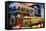 The Old Desire Streetcar-Diane Millsap-Framed Stretched Canvas
