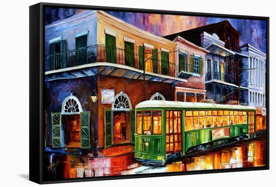 The Old Desire Streetcar-Diane Millsap-Framed Stretched Canvas