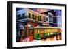 The Old Desire Streetcar-Diane Millsap-Framed Premium Giclee Print