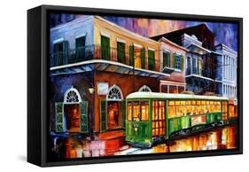 The Old Desire Streetcar-Diane Millsap-Framed Stretched Canvas